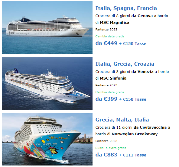 Le migliori crociere last minute Smytravel Italia